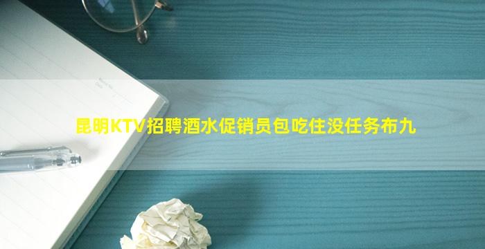 昆明KTV招聘酒水促销员包吃住没任务布九